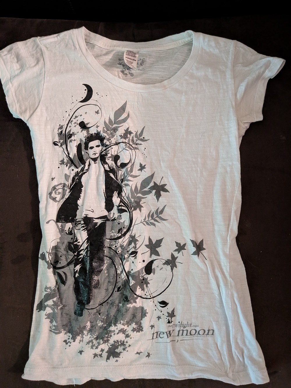 Twilight New Moon Graphic Tee Edward Cullen Baby T Shirt Y2K Fit